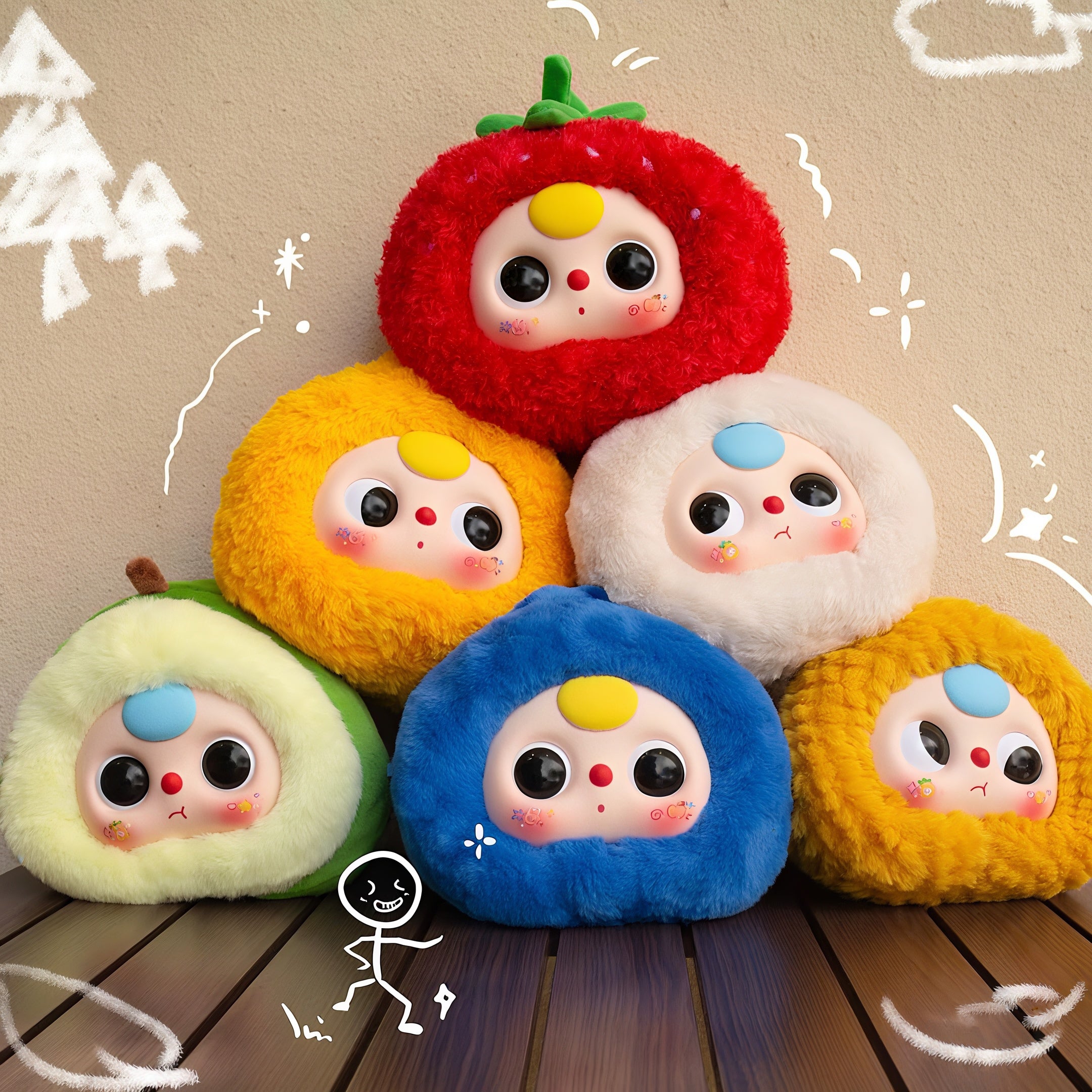 Baby Three Fruit Garden Zipper Pouch Blind Box – Eloise