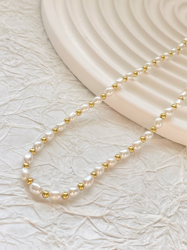 Pearl Beaded Choker