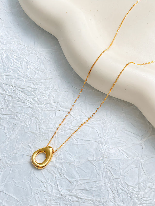 Donut Pendant Necklace