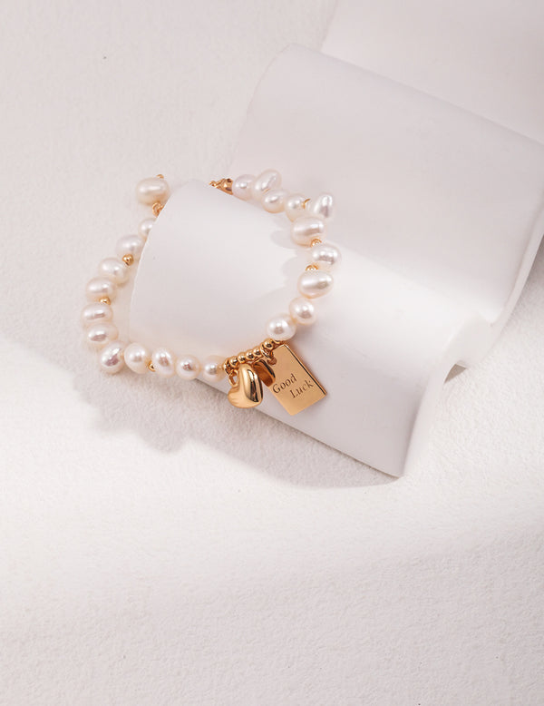 Good Luck Pearl Bracelet
