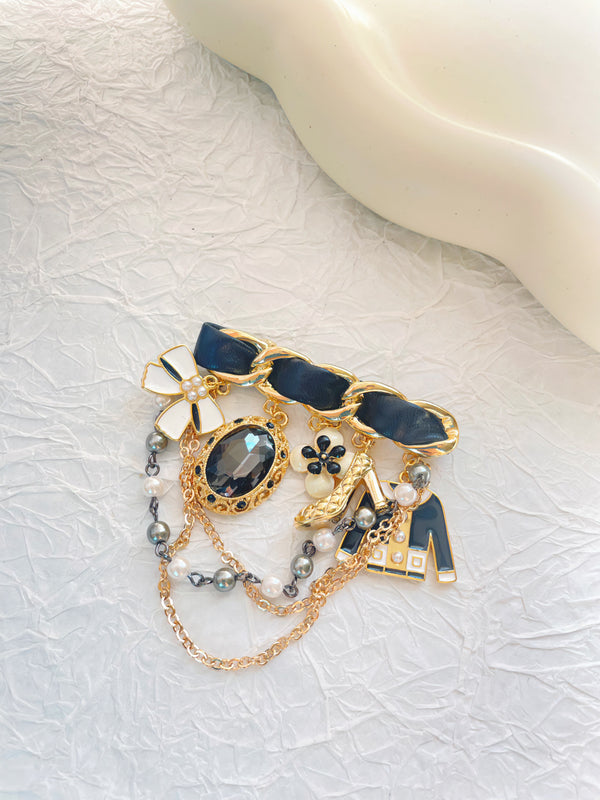 Coco Style Pendant Brooch