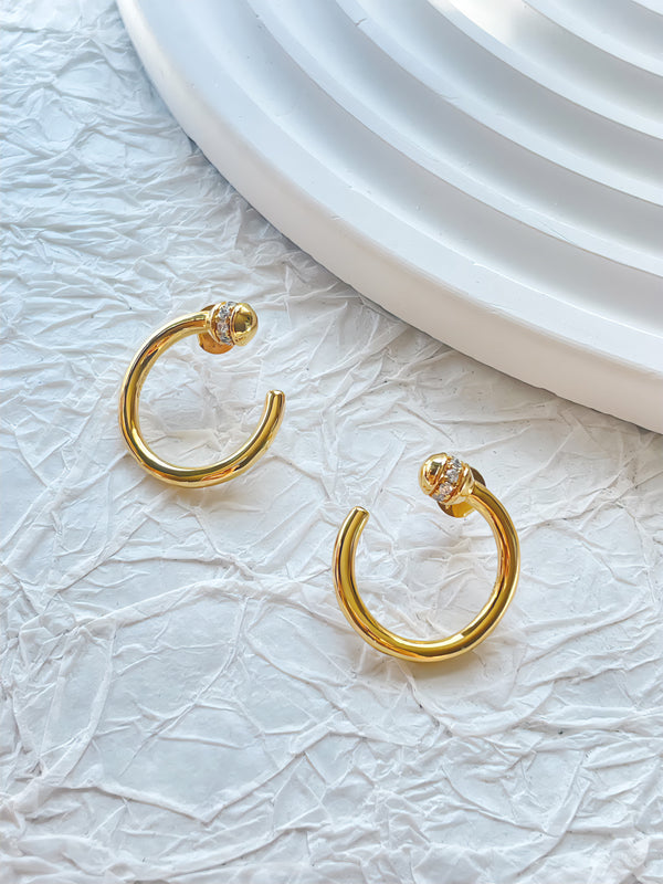 Nail Earrings